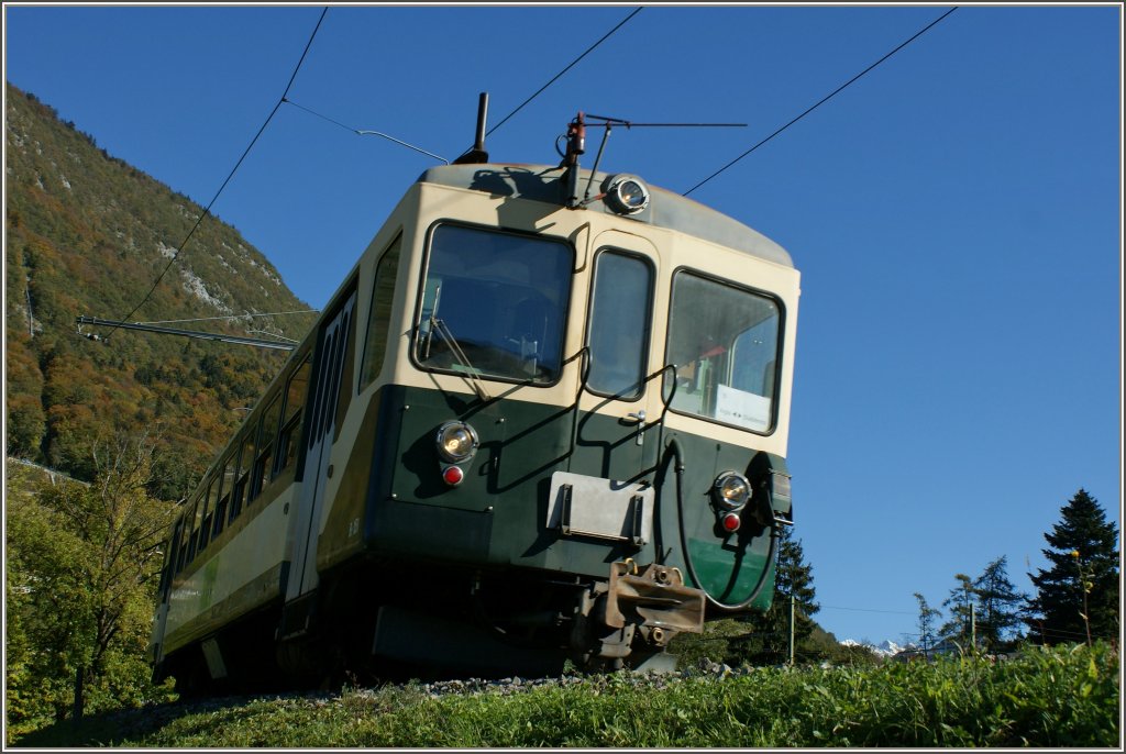Klein, aber fein, der LEB Ersatzzug auf der ASD. 
21.10.2010