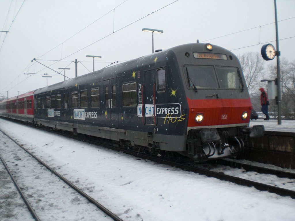 Nacht Expresswagen in K�ln-Messe/Deutz am 23.12.2010.