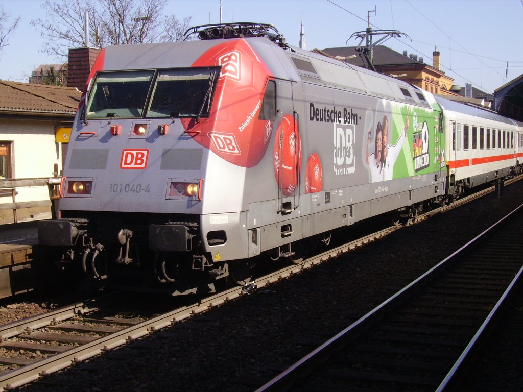 WM Lok Br 101 im Bonner Hbf