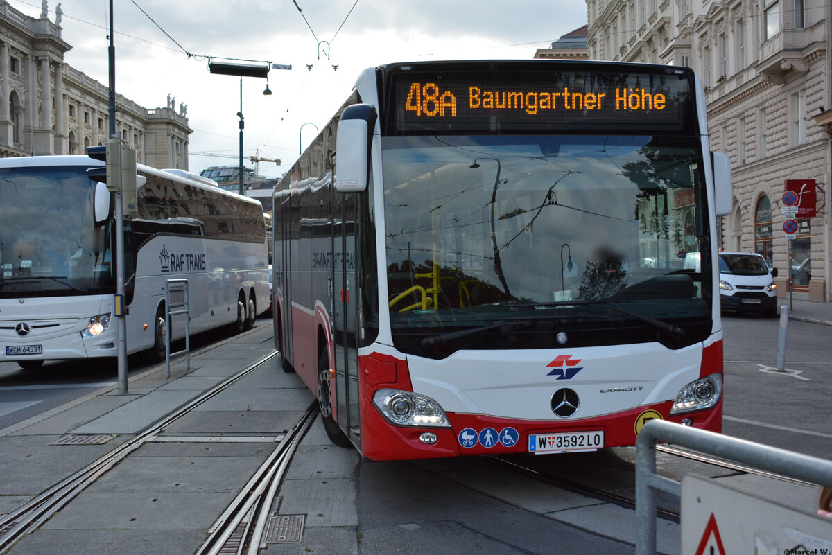 03.10.2019 | Österreich - Wien | W 3592LO | Wiener Linien | Mercedes Benz Citaro II CapaCity | 