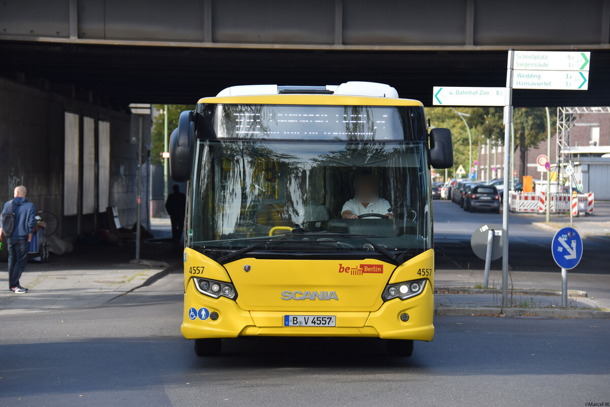 03.10.2020 | Berlin - Zoologischer Garten | BVG | B-V 4557 | Scania Citywide  | 