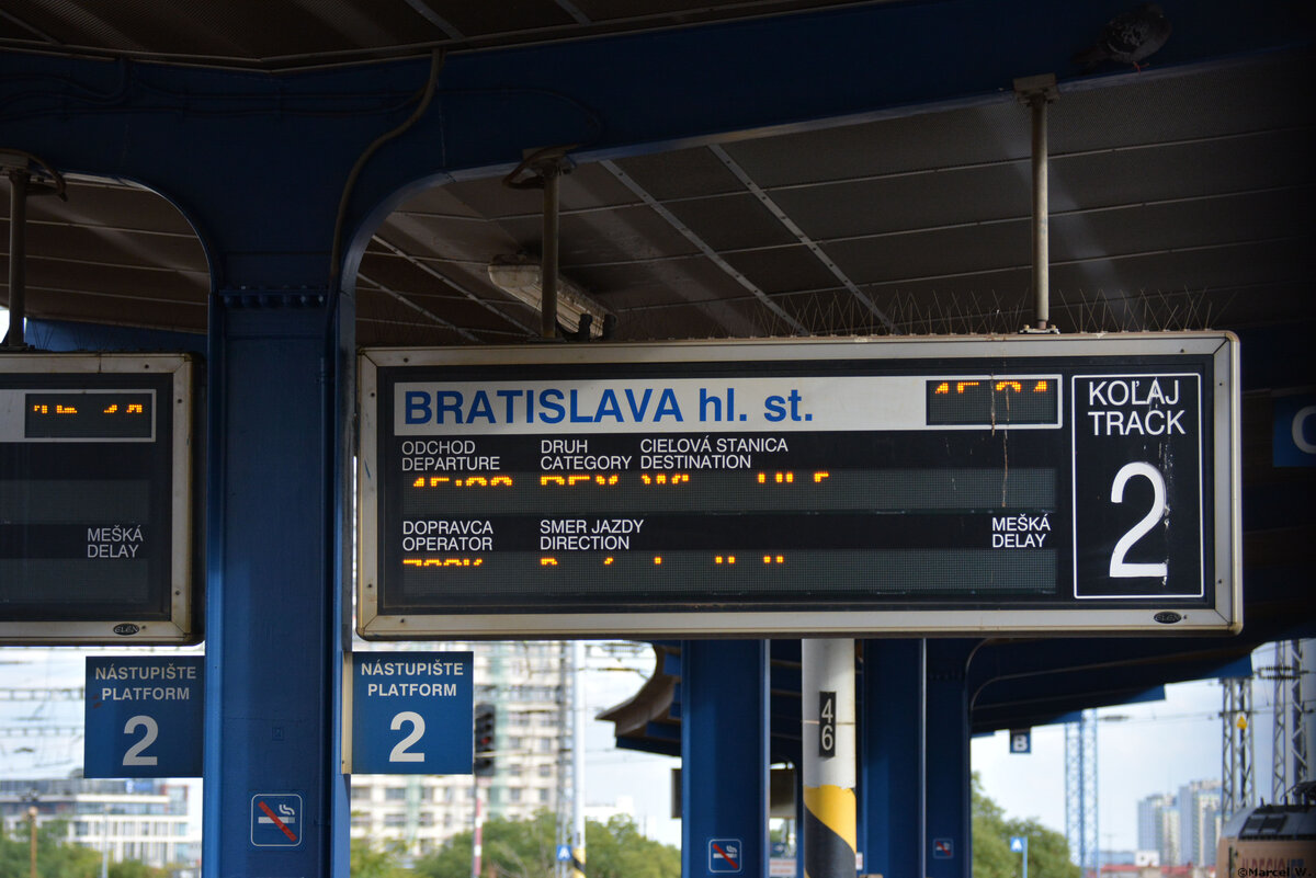04.10.2019 | Slowakei - Bratislava | Bahnhof, Bratislava Hlavna Stanica |
