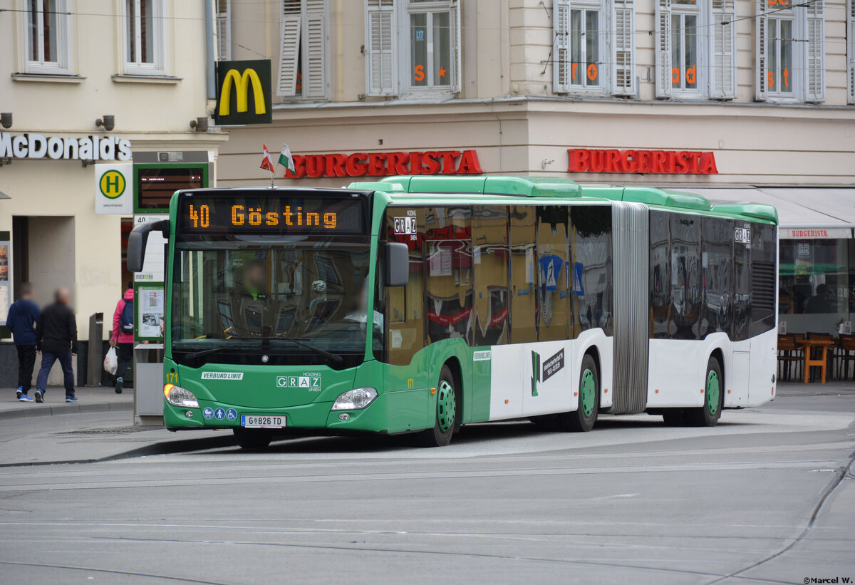 05.10.2019 | Österreich - Graz | G 826 TD | Holding Graz | Mercedes Benz Citaro G II |