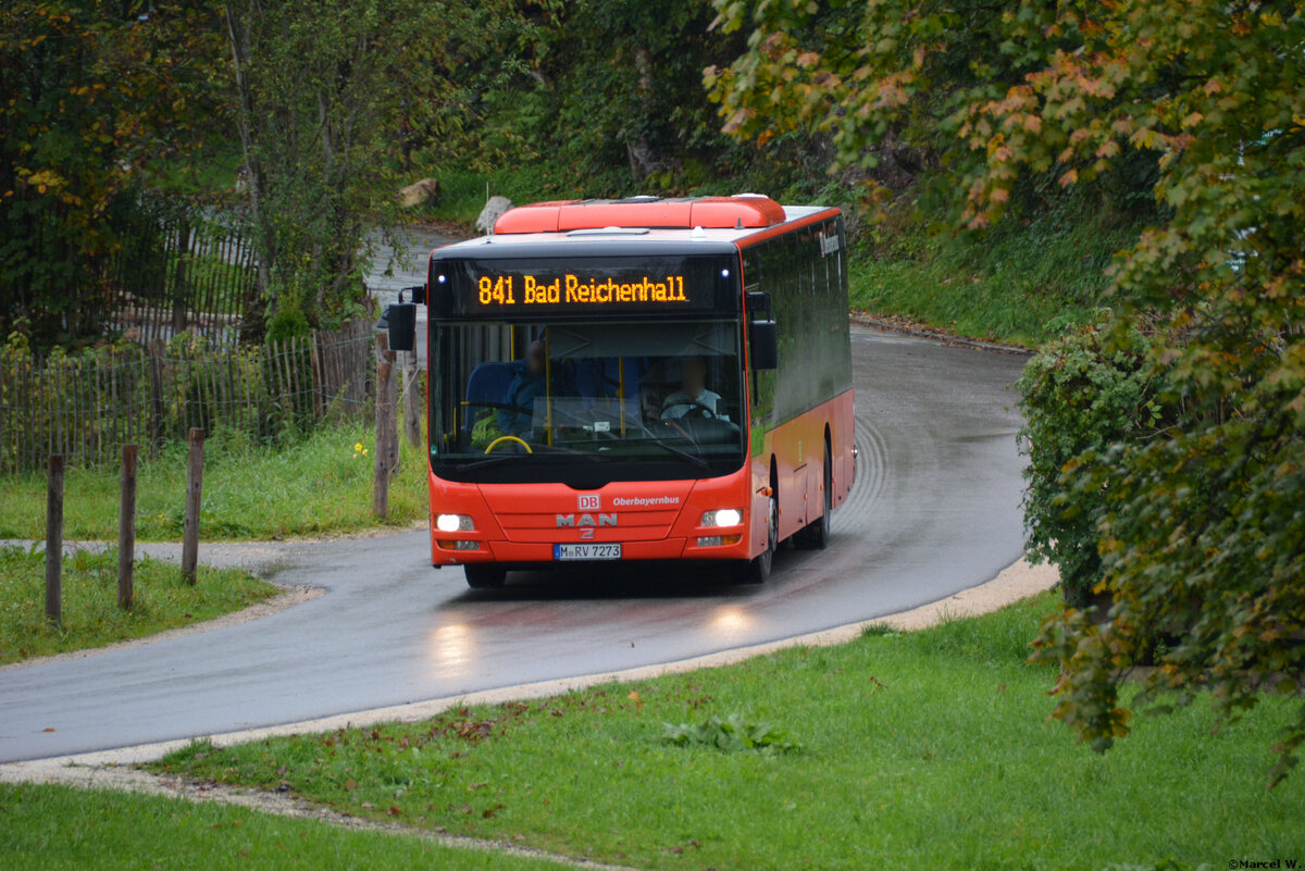 07.10.2019 | Berchtesgaden | DB Oberbayernbus | M-RV 7273 | MAN Lion's City Ü |