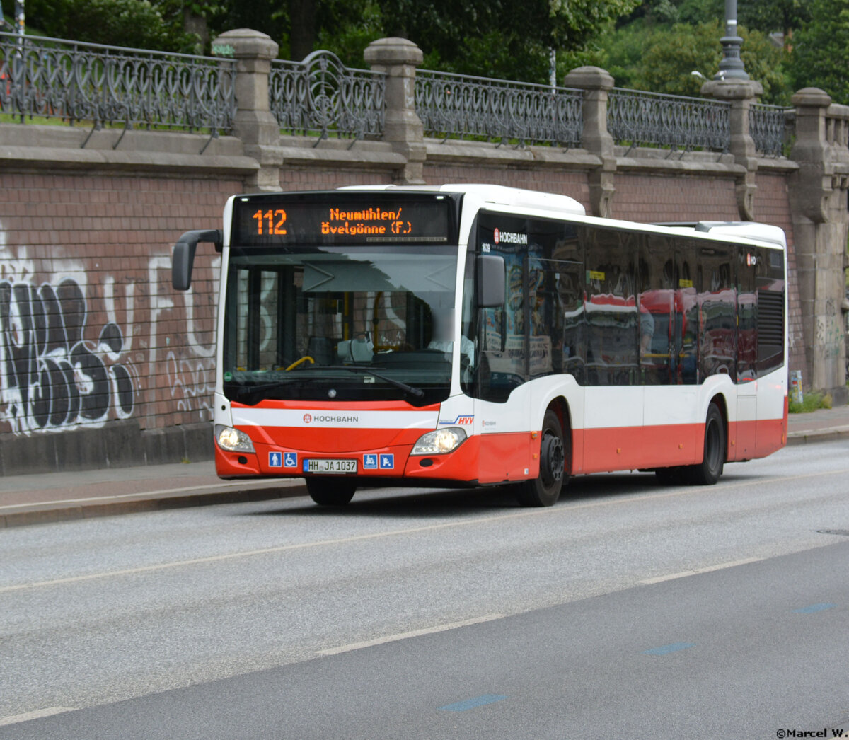 08.06.2019 | Hamburg | Hochbahn | HH-JA 1037 | Mercedes Benz Citaro II | 