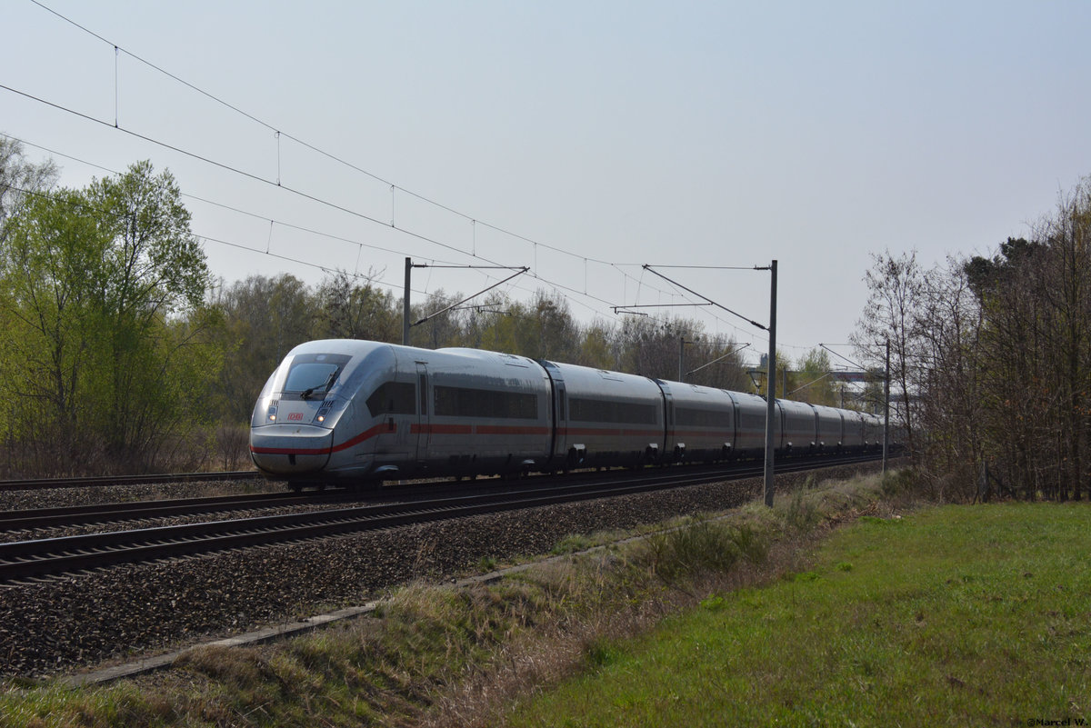 09.04.2019 | Teltow <-> Großbeeren | DB Fernverkehr | ICE 4 / BR 412 | Tz 9013 |