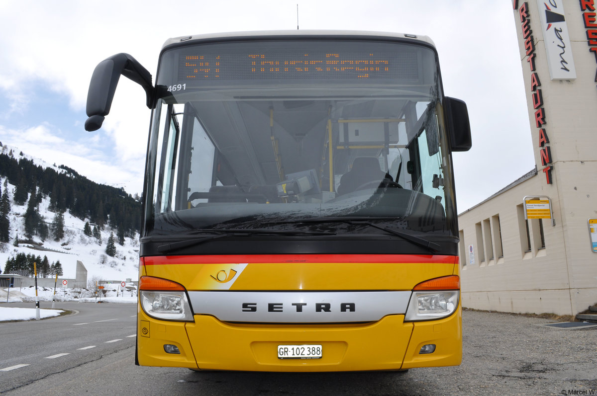 10.04.2019 | Schweiz - Graubünden | PostAuto | Setra S 412 UL | GR-102 388 |