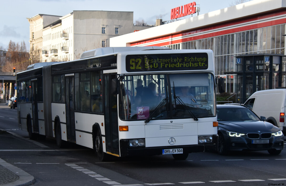 11.01.2020 | Berlin - Yorckstraße | OHV-EX 506 | Mercedes Benz O 405 |