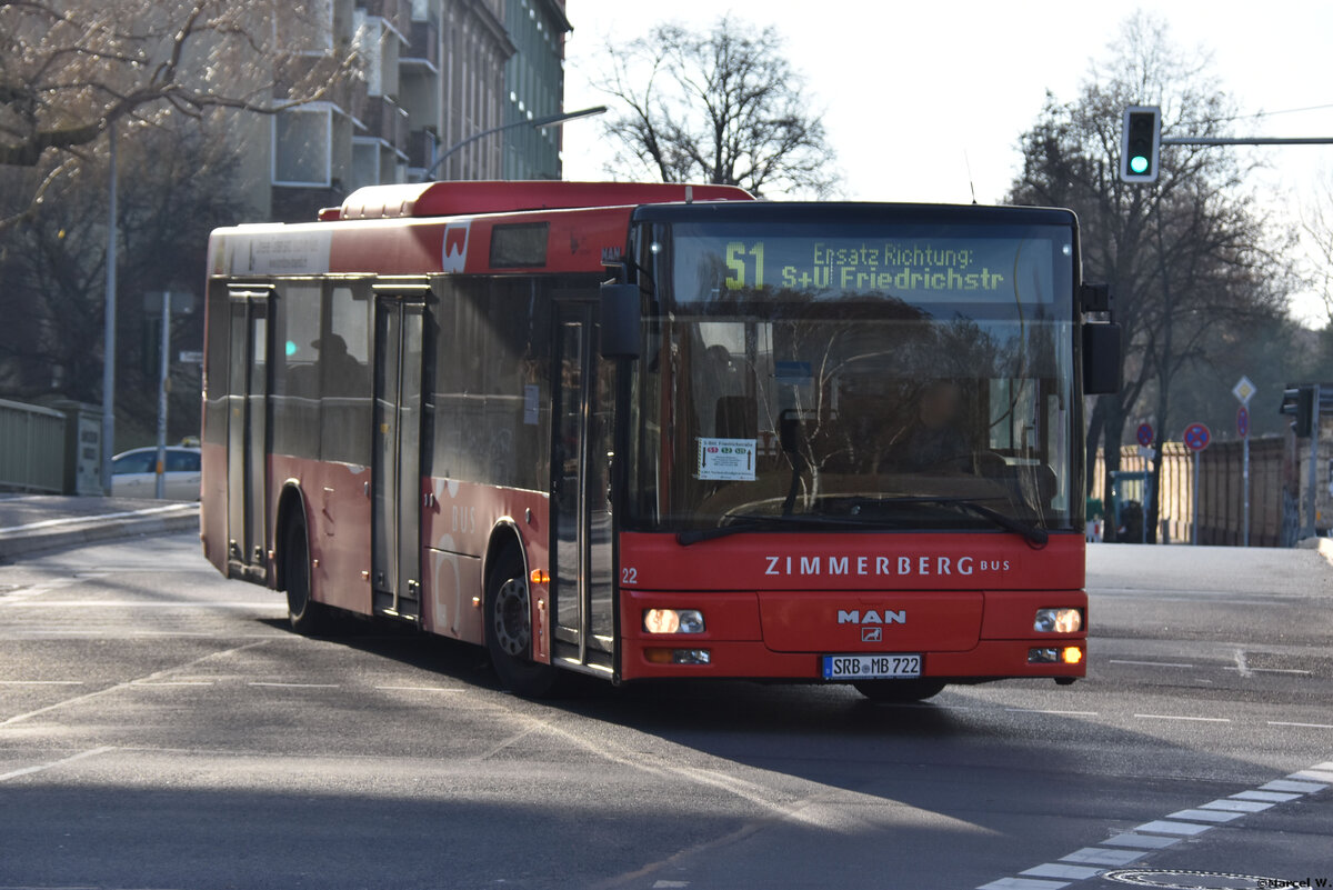 12.01.2020 | Berlin - Kreuzberg | SRB-MB 722 | MAN |