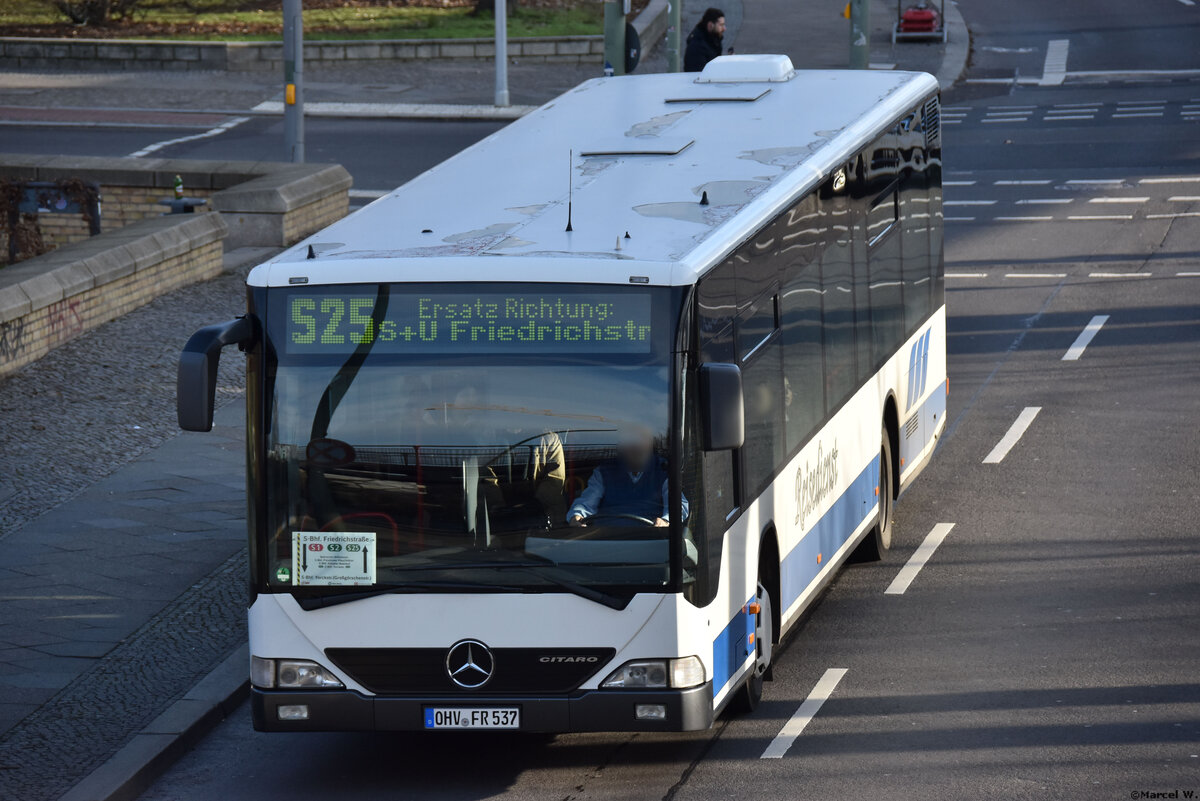 12.01.2020 | Berlin - Kreuzberg | OHV-FR 537 | Mercedes Benz Citaro I |