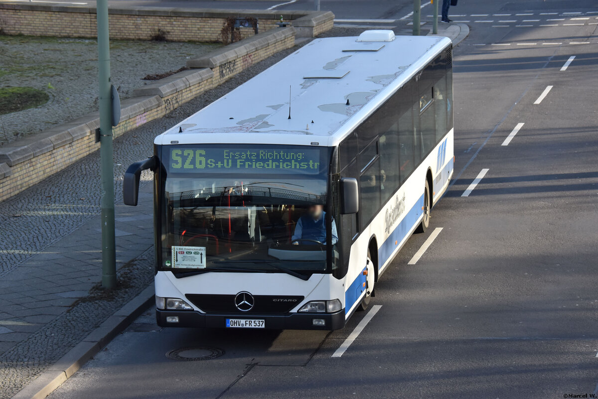 12.01.2020 | Berlin - Kreuzberg | OHV-FR 537 | Mercedes Benz Citaro I |