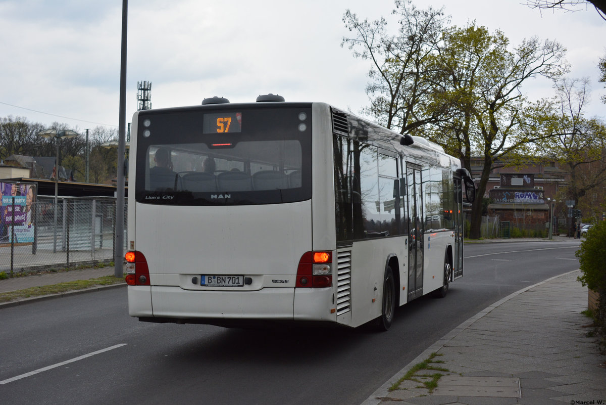 13.04.2019 | Berlin Wannsee | B-BN 701 | MAN Lions's City LE |
