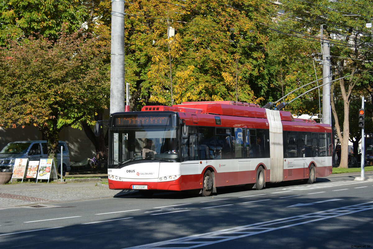 14.10.2019 | Österreich - Salzburg | S 213 NY   309  | Solaris Trollino 18 |