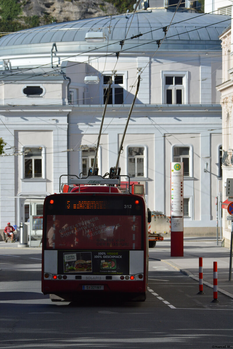 14.10.2019 | Österreich - Salzburg | S 321 NY  312  | Solaris Trollino 18 |