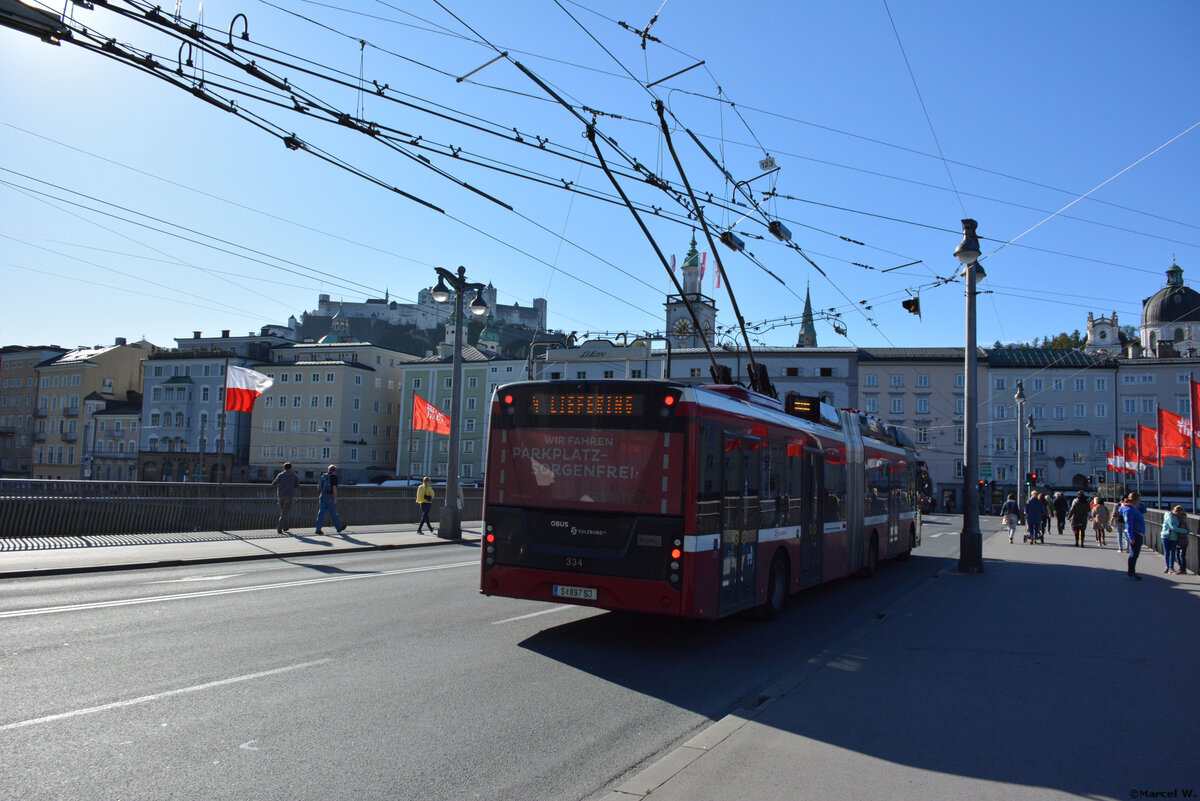 14.10.2019 | Österreich - Salzburg | S 897 SJ  334  | Solaris Trollino MetroStyle |