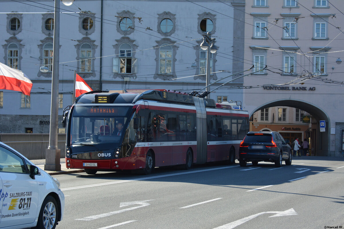 14.10.2019 | Österreich - Salzburg | S 423 SL  335  | Solaris Trollino MetroStyle |