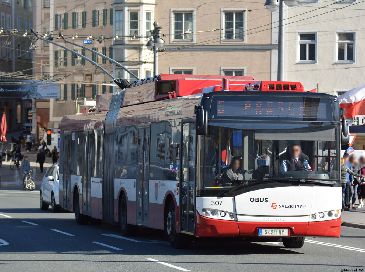 14.10.2019 | Österreich - Salzburg | S 211 NY  307  | Solaris Trollino 18 |