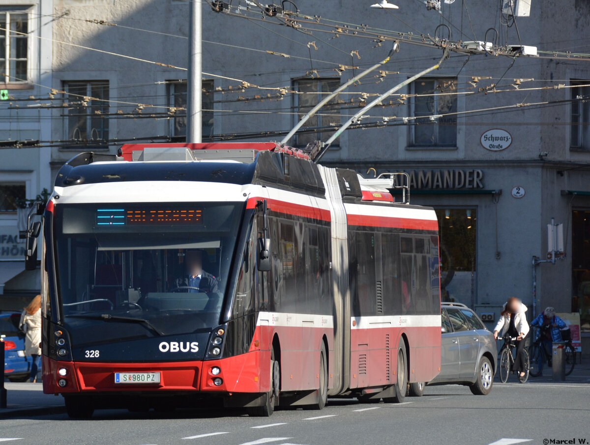 14.10.2019 | Österreich - Salzburg | S 980 PZ  328  | Solaris Trollino MetroStyle |