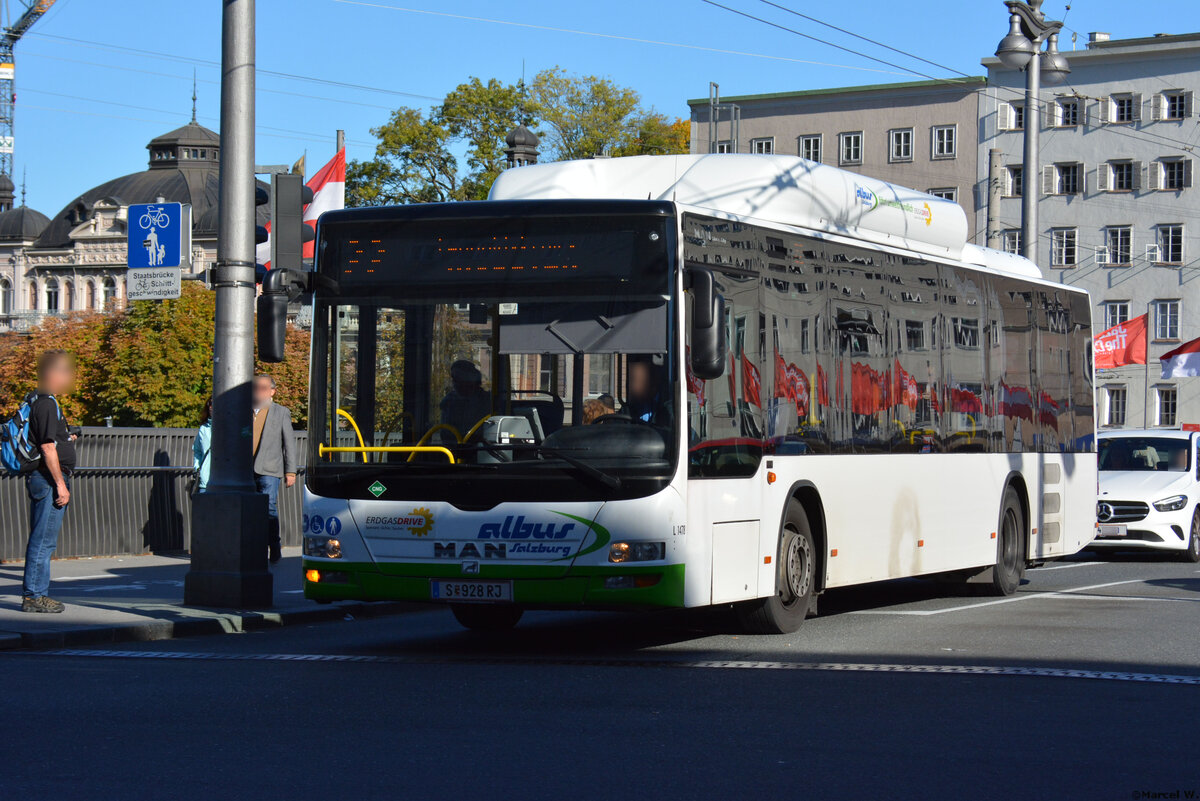 14.10.2019 | Österreich - Salzburg | S 928 RJ | MAN Lion's City CNG |