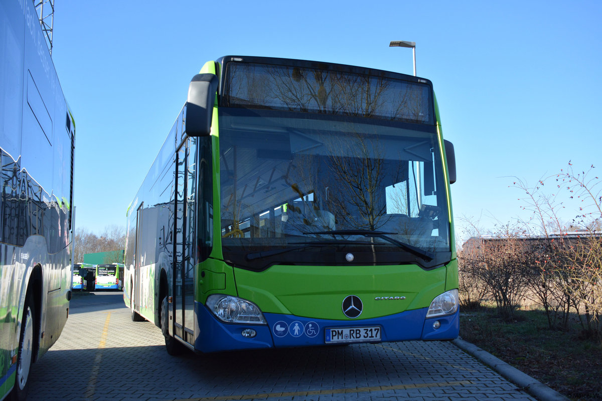 16.02.2019 | Werder / Havel (Brandenburg) | regiobus PM | PM-RB 317 | Mercedes Benz Citaro II |