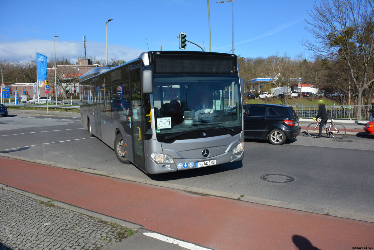 17.03.2019 | Berlin Wannsee | AC Busreisen Potsdam | P-AC 138 | Mercedes Benz Citaro II Ü LE |