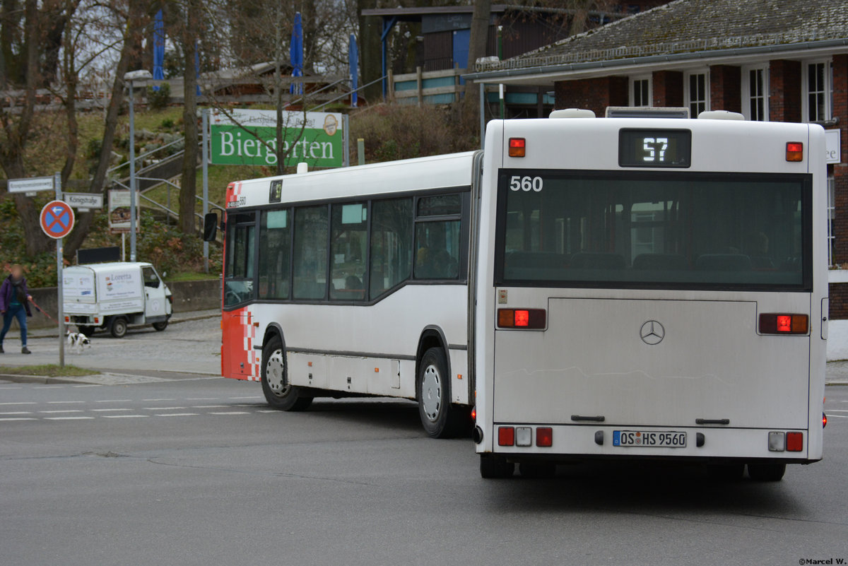 17.03.2019 | Berlin-Wannsee | OS-HS 9560 | Mercedes Benz O 405 GN |