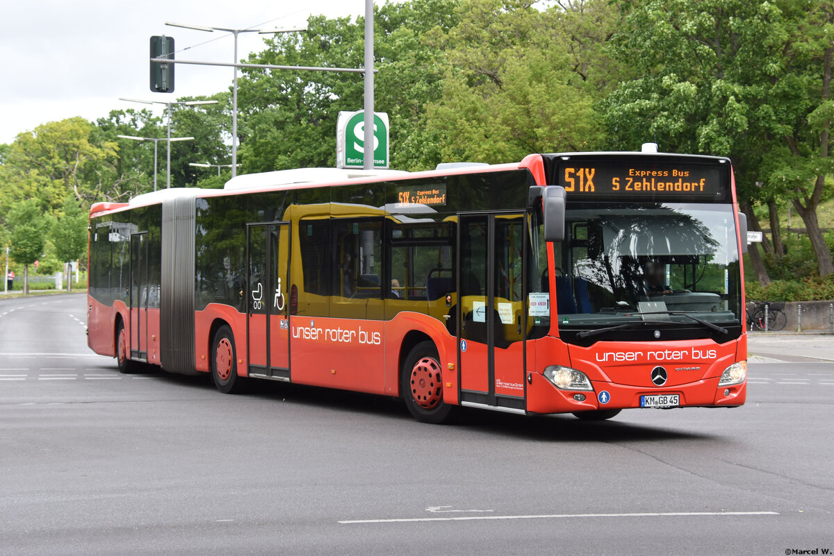24.05.2020 | Berlin - Wannsee | KM-GB 45 | Mercedes Benz Citaro II | URB |