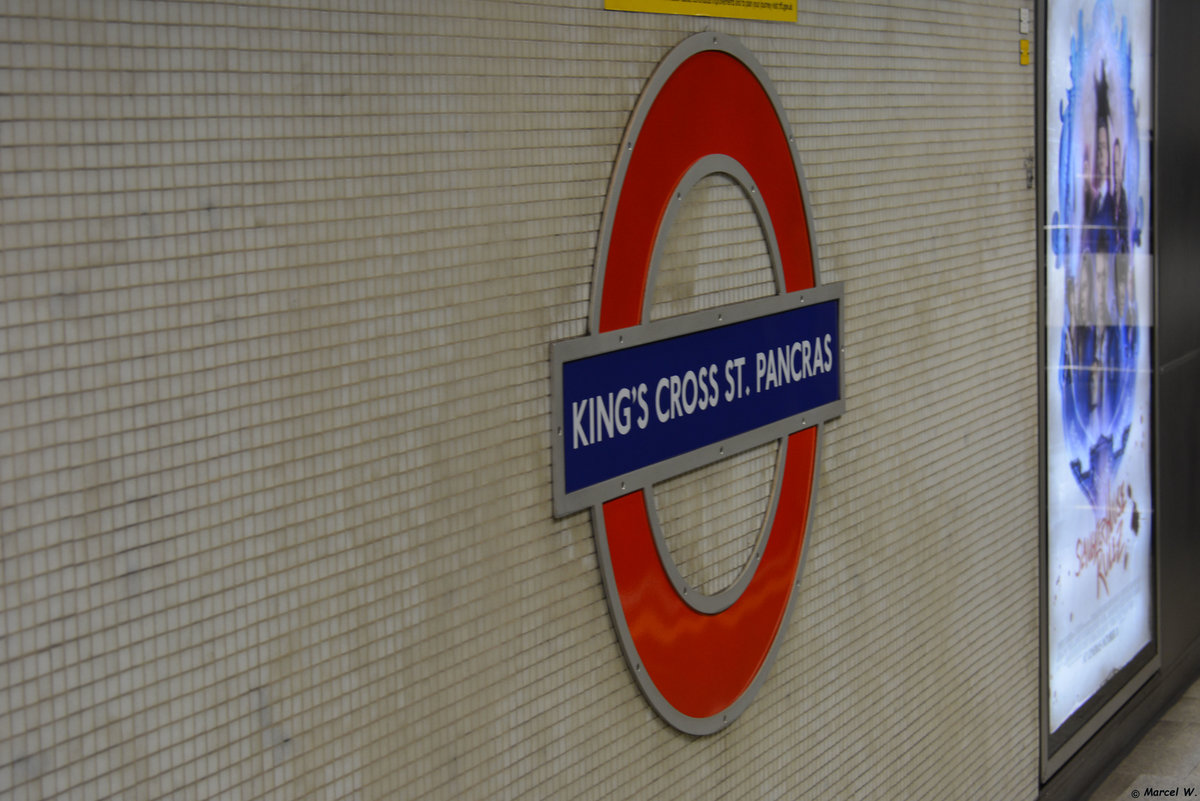 24.10.2018 / London / U-Bahnhof King's Cross St. Pancras.
