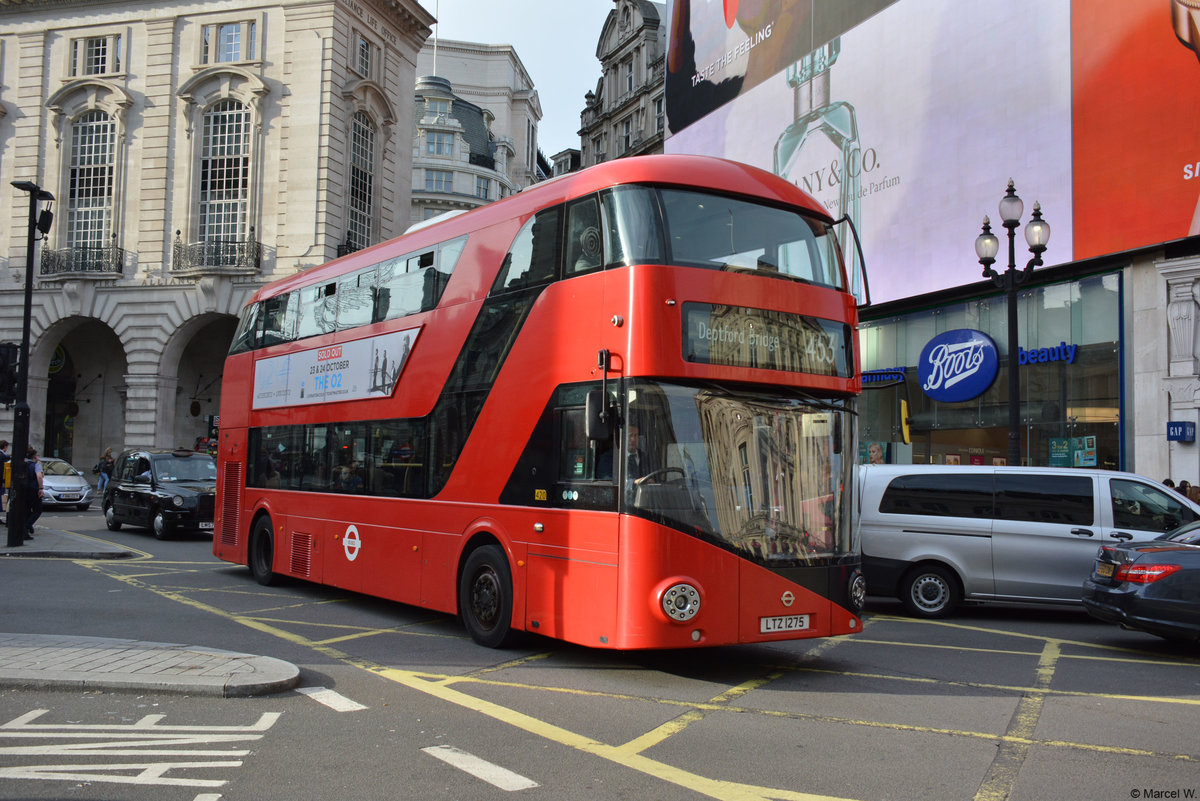 24.10.2018 / London Piccadilly Circus / New Routemaster / LTZ 1275.