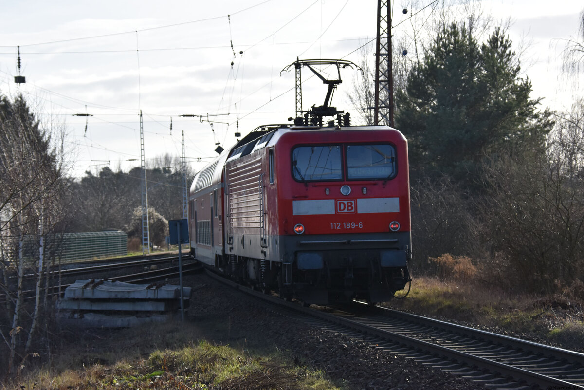 24.12.2019 | Brandenburg - Blankenfelde | DB Regio | BR 112 189-6 |