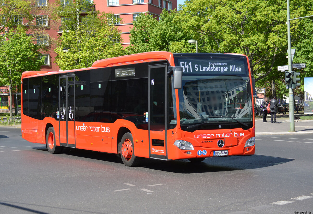 25.04.2019 | Berlin - Gesundbrunnen | URB | KM-B 36 | Mercedes Benz Citaro II Ü |