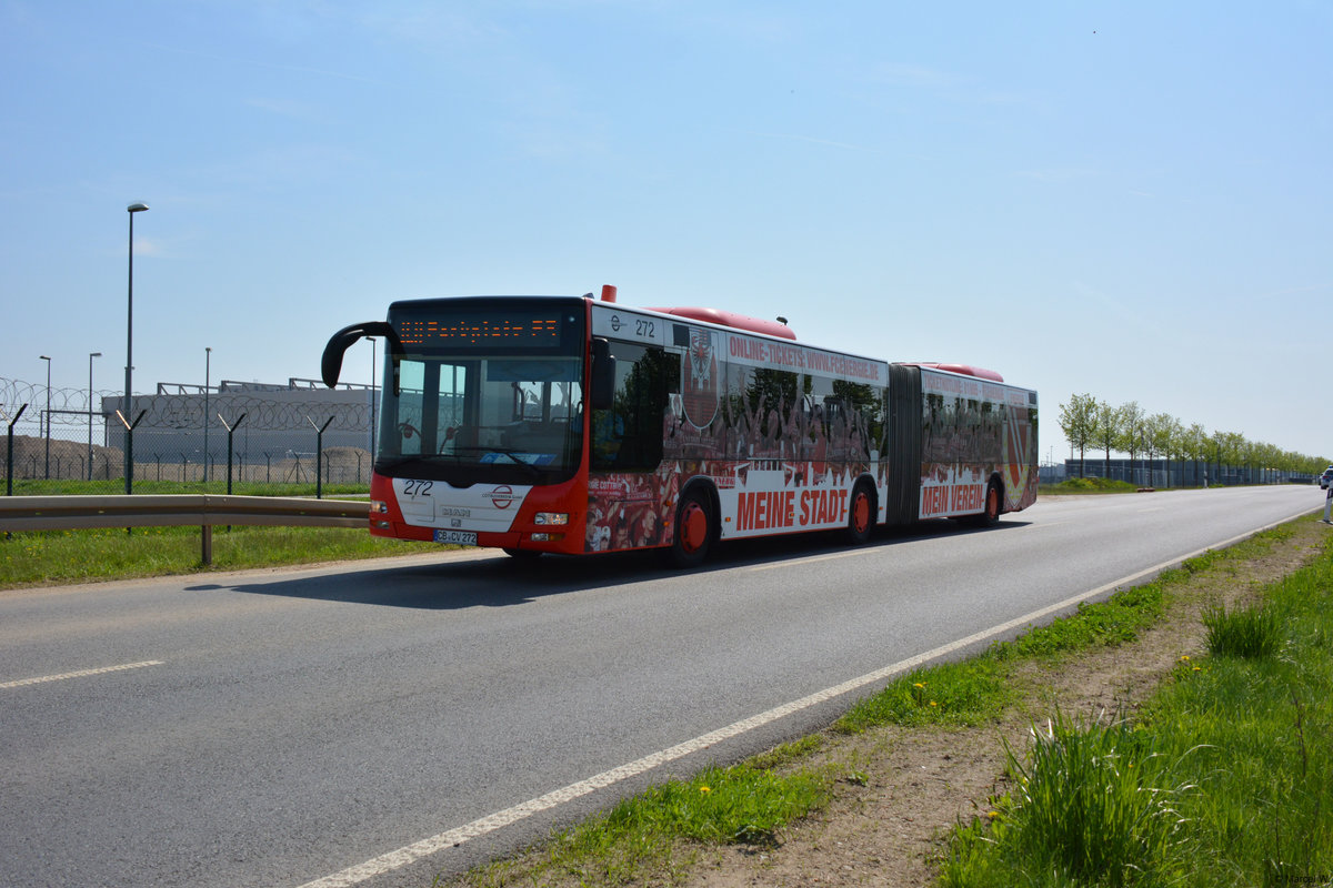 28.04.2018 | Brandenburg - Schönefeld (ILA) | MAN Lion's City G | Cottbusverkehr | CB-CV 272 |