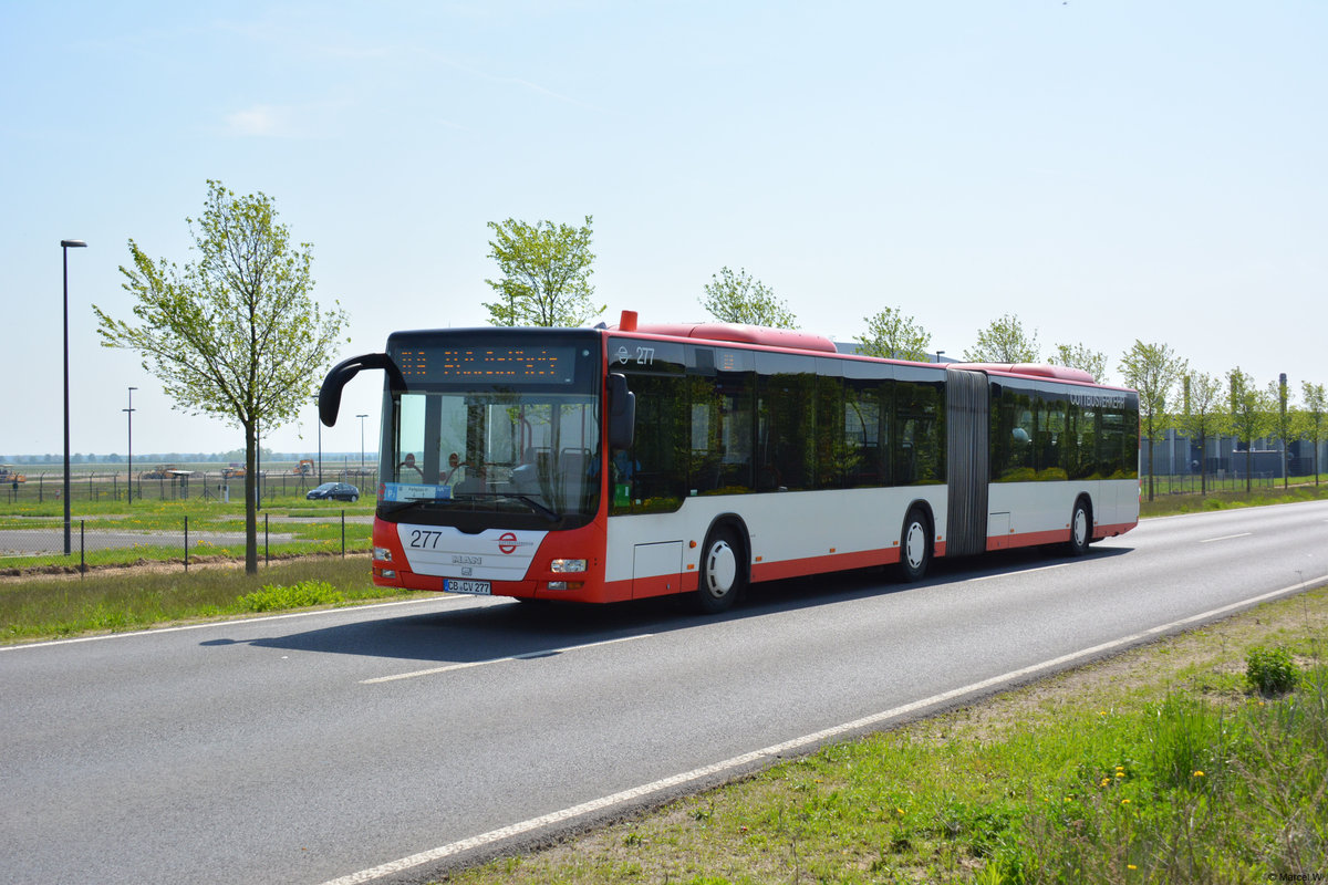 28.04.2018 | Brandenburg - Schönefeld (ILA) | MAN Lion's City G | Cottbusverkehr | CB-CV 277 |