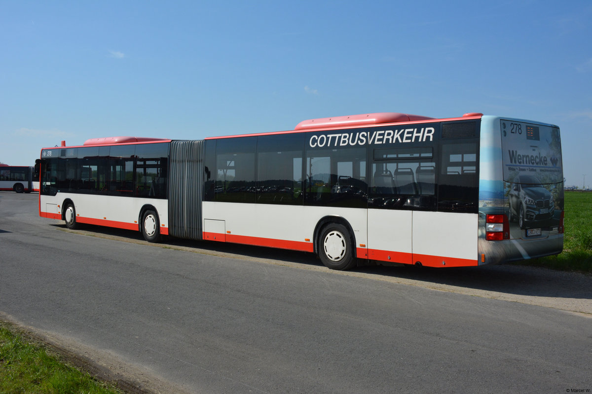 28.04.2018 | Brandenburg - Schönefeld (ILA) | MAN Lion's City G | Cottbusverkehr | CB-CV 278 |