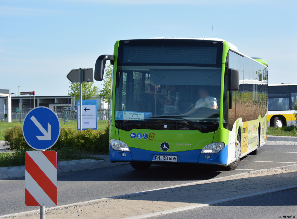 28.04.2018 | Brandenburg - Schönefeld (ILA) | Mercedes Benz Citaro II | regiobus
Potsdam Mittelmark GmbH | PM-RB 605 |