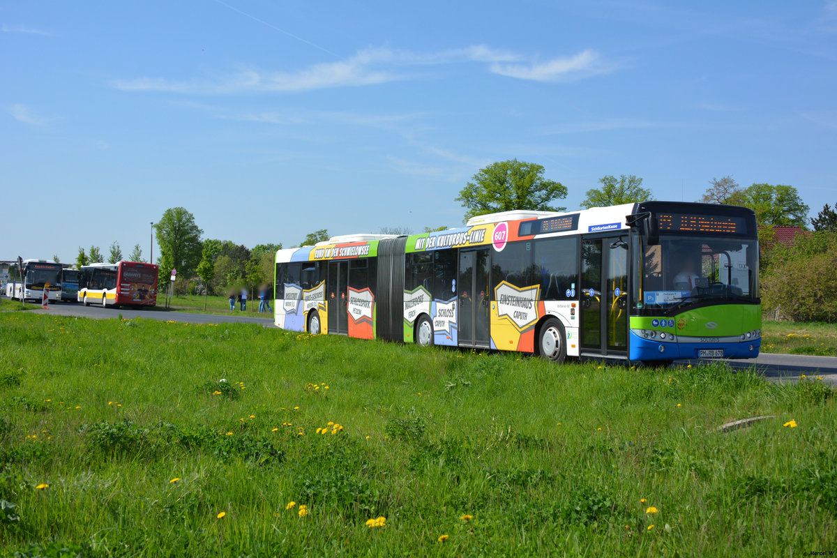 28.04.2018 | Brandenburg - Schönefeld (ILA) | Solaris Urbino 18 | regiobus Potsdam Mittelmark GmbH | PM-RB 678 |