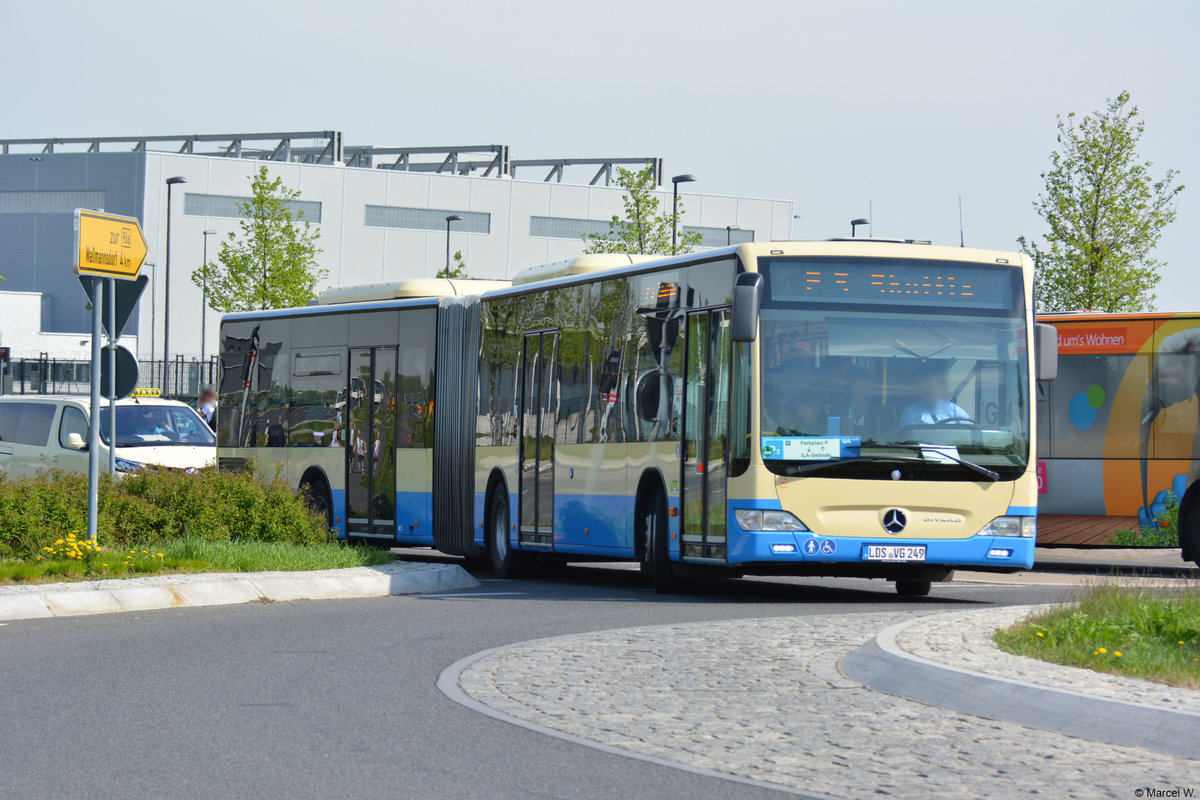 28.04.2018 | Brandenburg - Schönefeld (ILA) | Mercedes Benz Citaro I Facelift G | Regionale Verkehrsgesellschaft Dahme-Spreewald | LDS-VG 249 |