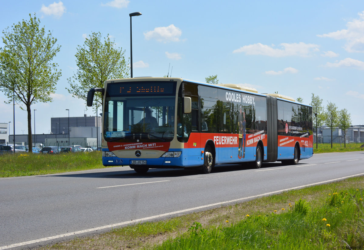 28.04.2018 | Brandenburg - Schönefeld (ILA) | Mercedes Benz Citaro I Facelift G | Regionale Verkehrsgesellschaft Dahme-Spreewald | LDS-VG 256 |