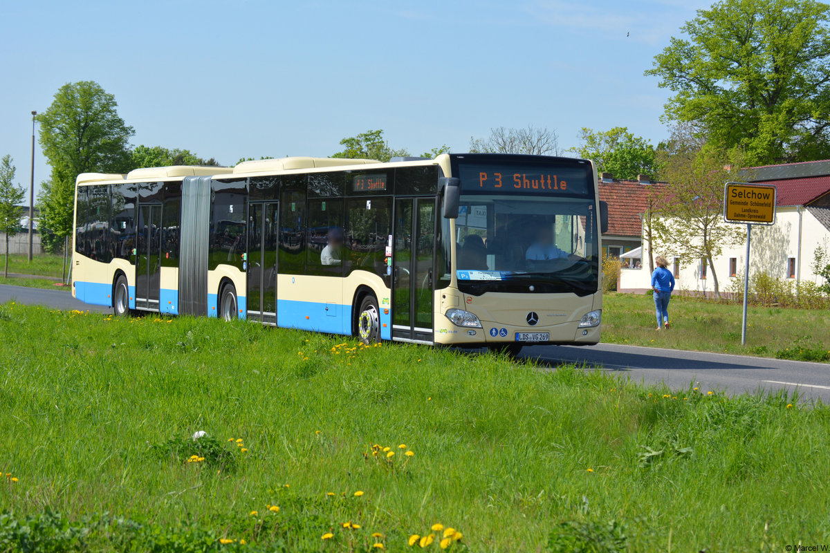 28.04.2018 | Brandenburg - Schönefeld (ILA) | Mercedes Benz Citaro II G | Regionale Verkehrsgesellschaft Dahme-Spreewald | LDS-VG 269 |
