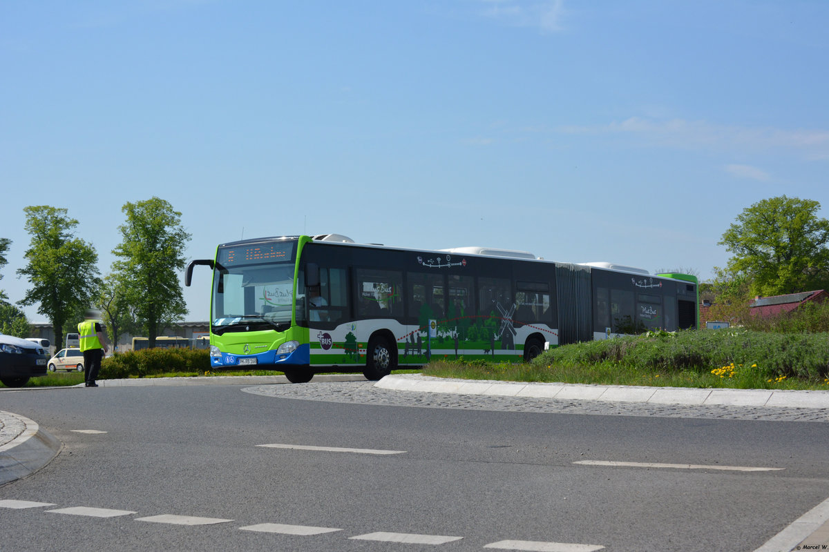 28.04.2018 | Brandenburg - Schönefeld (ILA) | Mercedes Benz Citaro II GÜ | regiobus Potsdam Mittelmark GmbH | PM-RB 168 |