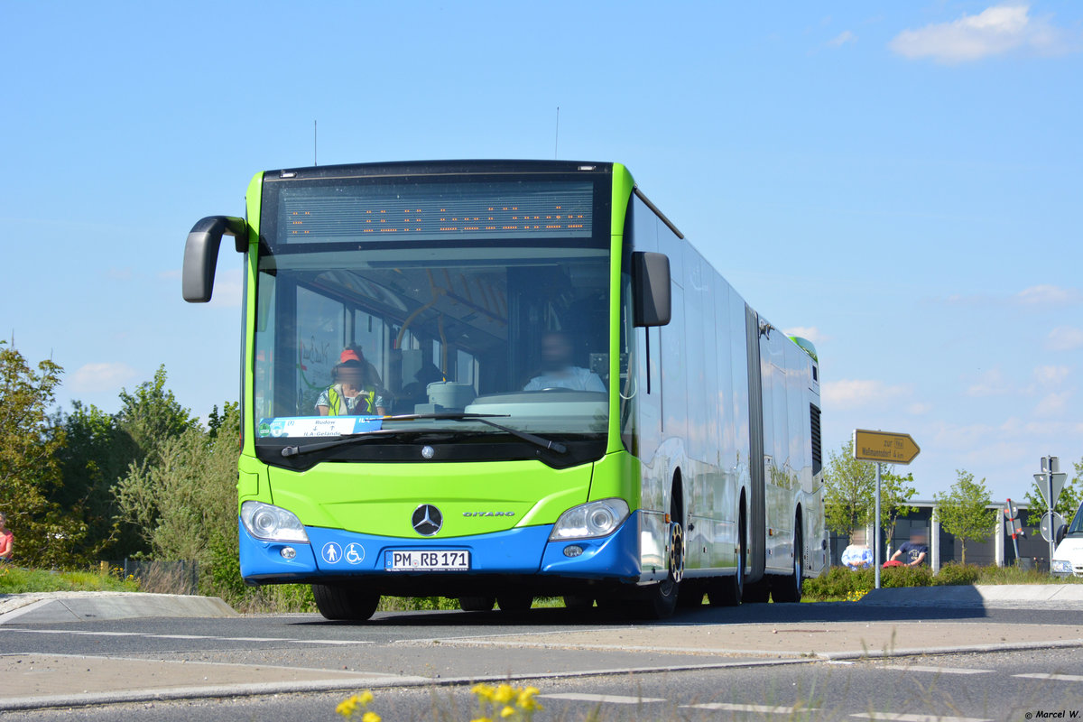 28.04.2018 | Brandenburg - Schönefeld (ILA) | Mercedes Benz Citaro II GÜ | regiobus Potsdam Mittelmark GmbH | PM-RB 171 |