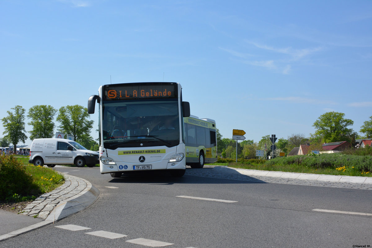 28.04.2018 | Brandenburg - Schönefeld (ILA) | Mercedes Benz Citaro II GÜ | Verkehrsgesellschaft Teltow-Fläming mbH | TF-VG 70 |