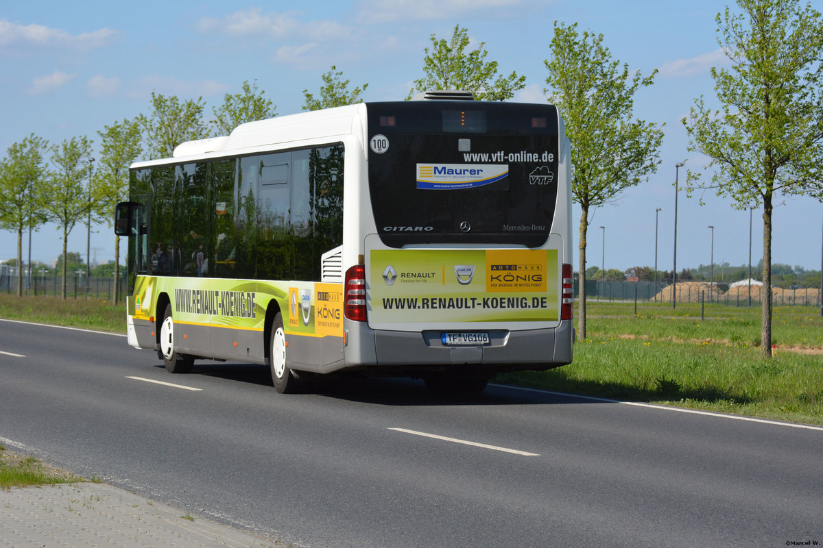 28.04.2018 | Brandenburg - Schönefeld (ILA) | Mercedes Benz Citaro I Facelift LE Ü | Verkehrsgesellschaft Teltow-Fläming mbH | TF-VG 106 |
