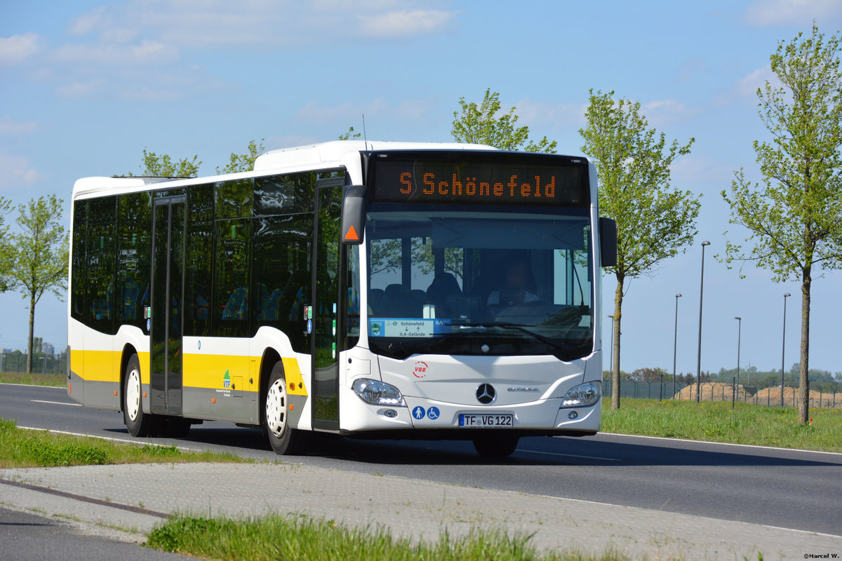 28.04.2018 | Brandenburg - Schönefeld (ILA) | Mercedes Benz Citaro der zweiten Generation Ü | Verkehrsgesellschaft Teltow-Fläming mbH | TF-VG 122 |