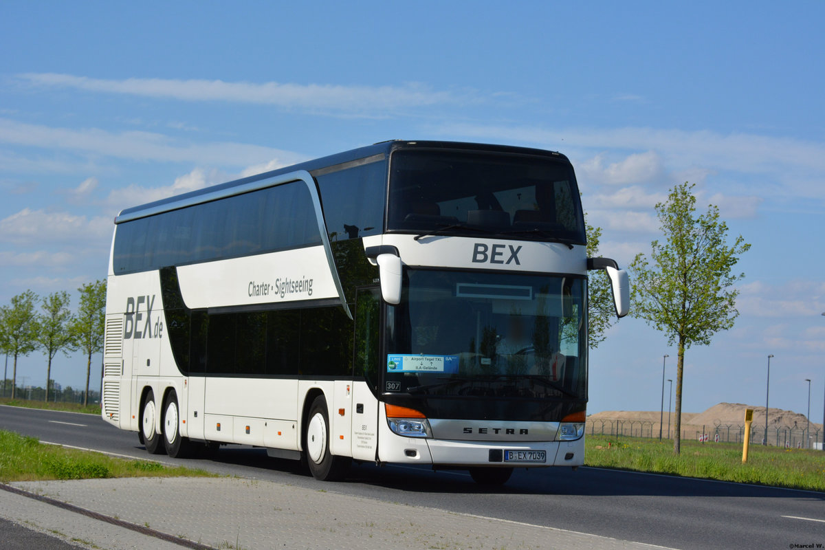 28.04.2018 | Brandenburg - Schönefeld (ILA) | Setra S 431 DT | BEX | B-EX 7039 |