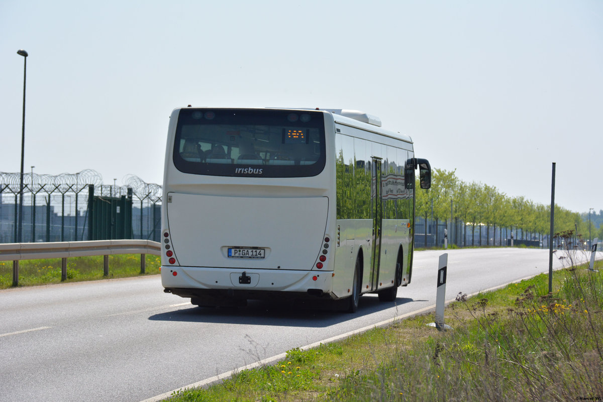 28.04.2018 | Brandenburg - Schönefeld (ILA) | Irisbus Crossway LE | Günter Anger | P-GA 114 |