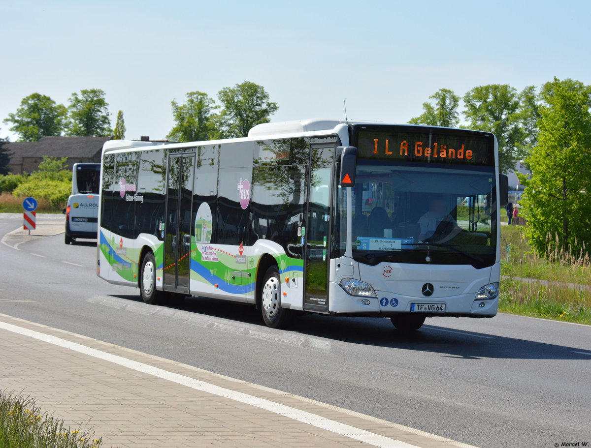 29.04.2018 | Brandenburg - Schönefeld (ILA) | Mercedes Benz Citaro II Ü | Verkehrsgesellschaft Teltow-Fläming mbH | TF-VG 64 |