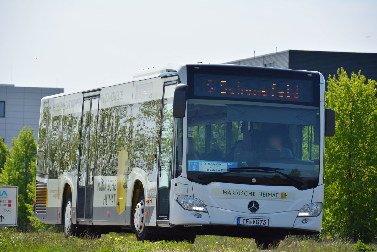 29.04.2018 | Brandenburg - Schönefeld (ILA) | Mercedes Benz Citaro II Ü | Verkehrsgesellschaft Teltow-Fläming mbH | TF-VG 73 |