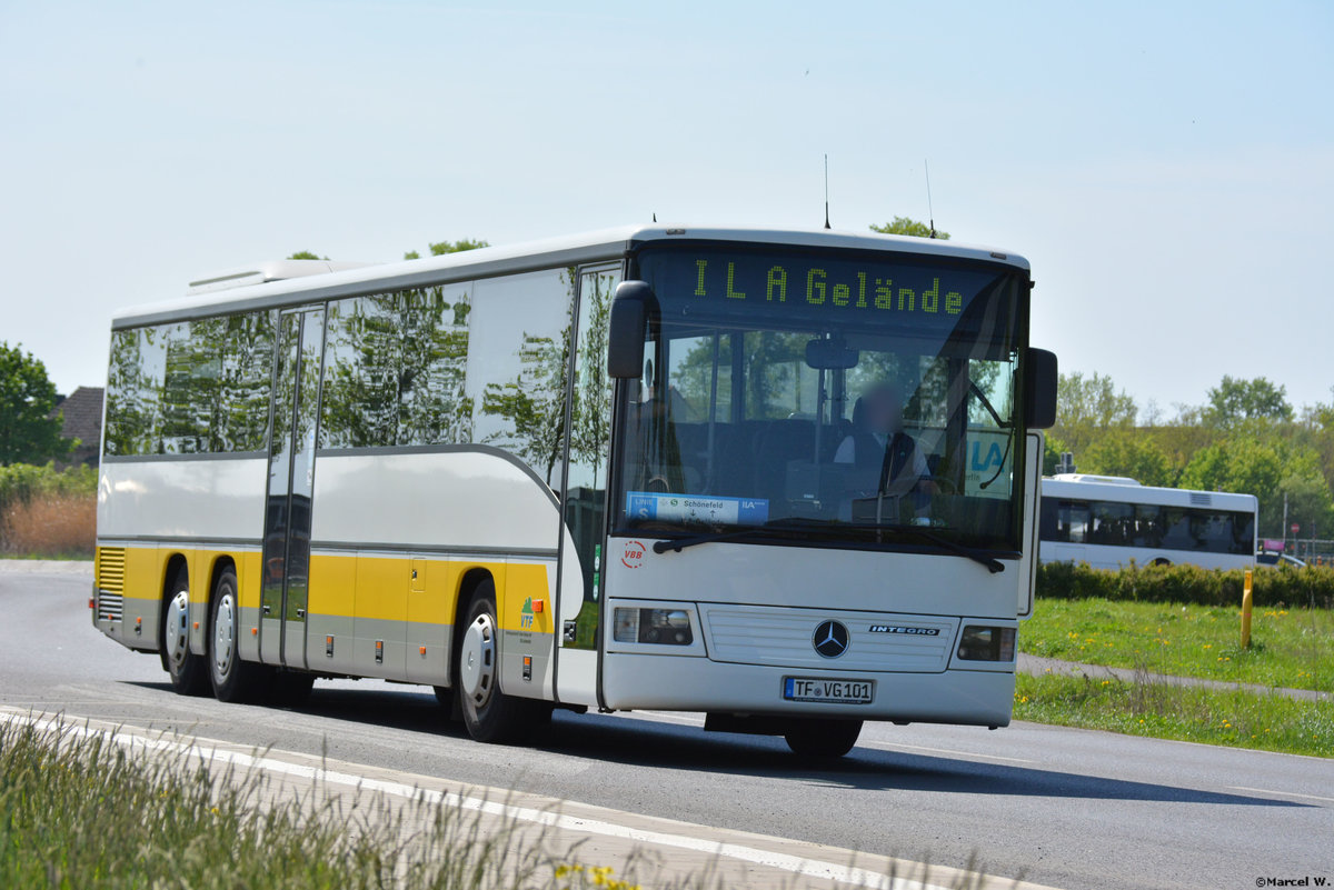 29.04.2018 | Brandenburg - Schönefeld (ILA) | Mercedes Benz Integro | Verkehrsgesellschaft Teltow-Fläming mbH | TF-VG 101 |