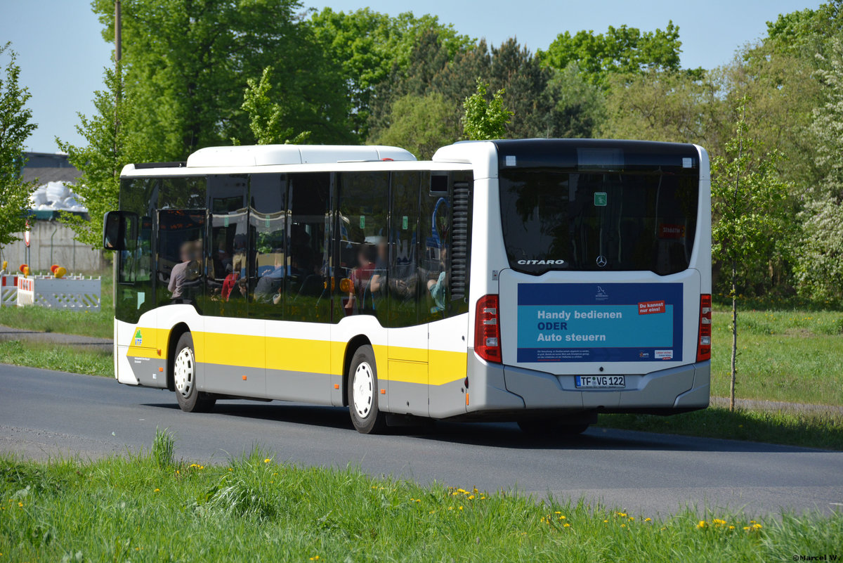 29.04.2018 | Brandenburg - Schönefeld (ILA) | Mercedes Benz Citaro der zweiten Generation Ü | Verkehrsgesellschaft Teltow-Fläming mbH | TF-VG 122 |